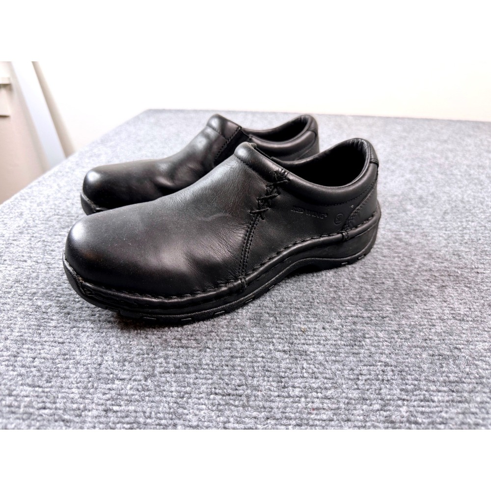Red Wing Shoes 2321 Womens Black Leather Slip On Clogs Shoes Size 7.5 B Work - Picture 2 of 10